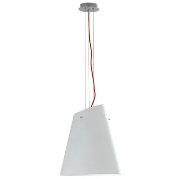 Lampada a sospensione 60W tripla emissione 3xE27 bianca LOCKE. Punto luce dal design moderno ed essenziale.