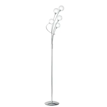 Lampadaire chromé 5XG9, H150 cm | Mondialshop