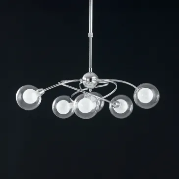 Lustre moderne à 6 lumières LED 28 W | Mondialshop