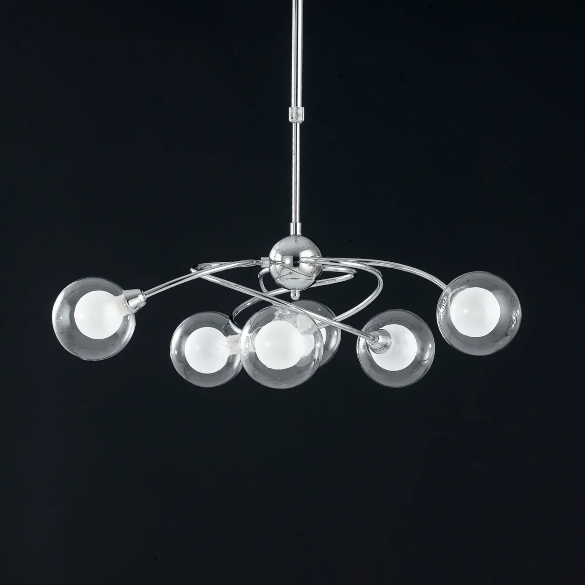 Lustre moderne à 6 lumières LED 28 W | Mondialshop