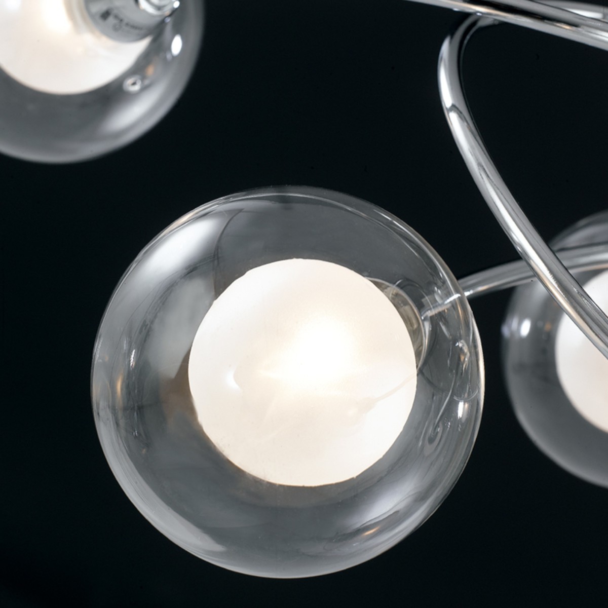 Lustre moderne à 6 lumières LED 28 W | Mondialshop