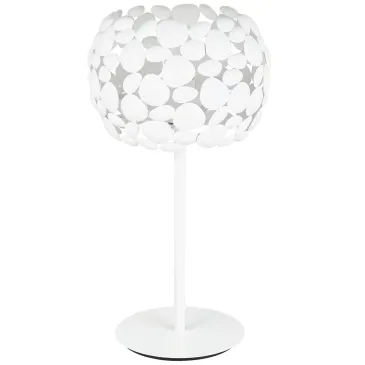 Lampe de table blanche ou chromée 2xE27 | Mondialshop