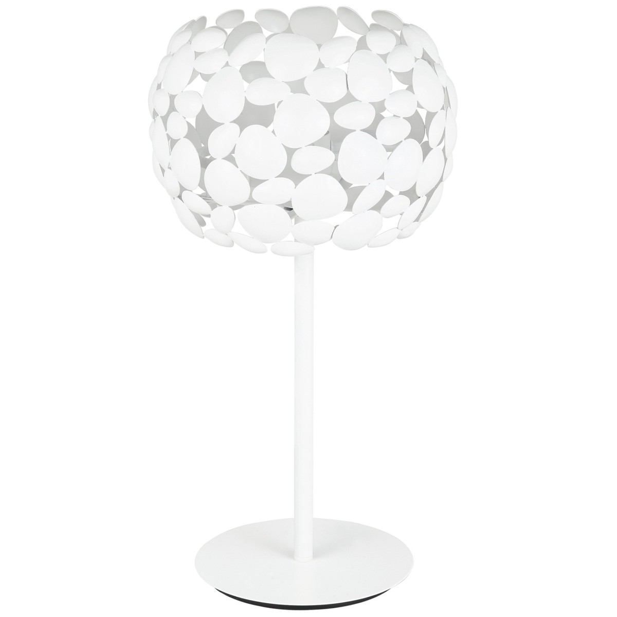 Lampada da tavolo 60W 2XE27 diametro 30cm cromo GRAPE....
