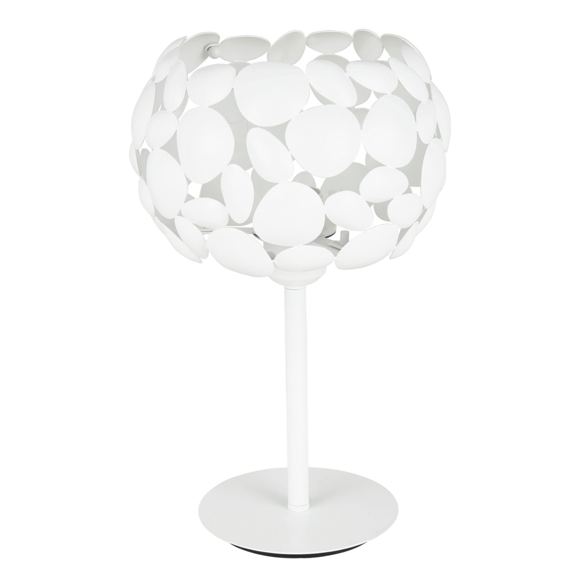 Lampe de table moderne, blanche ou chromée, ampoule E27 |...