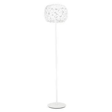 Lampadaire moderne, blanc ou chromé, 3 ampoules E27 | Mondialshop