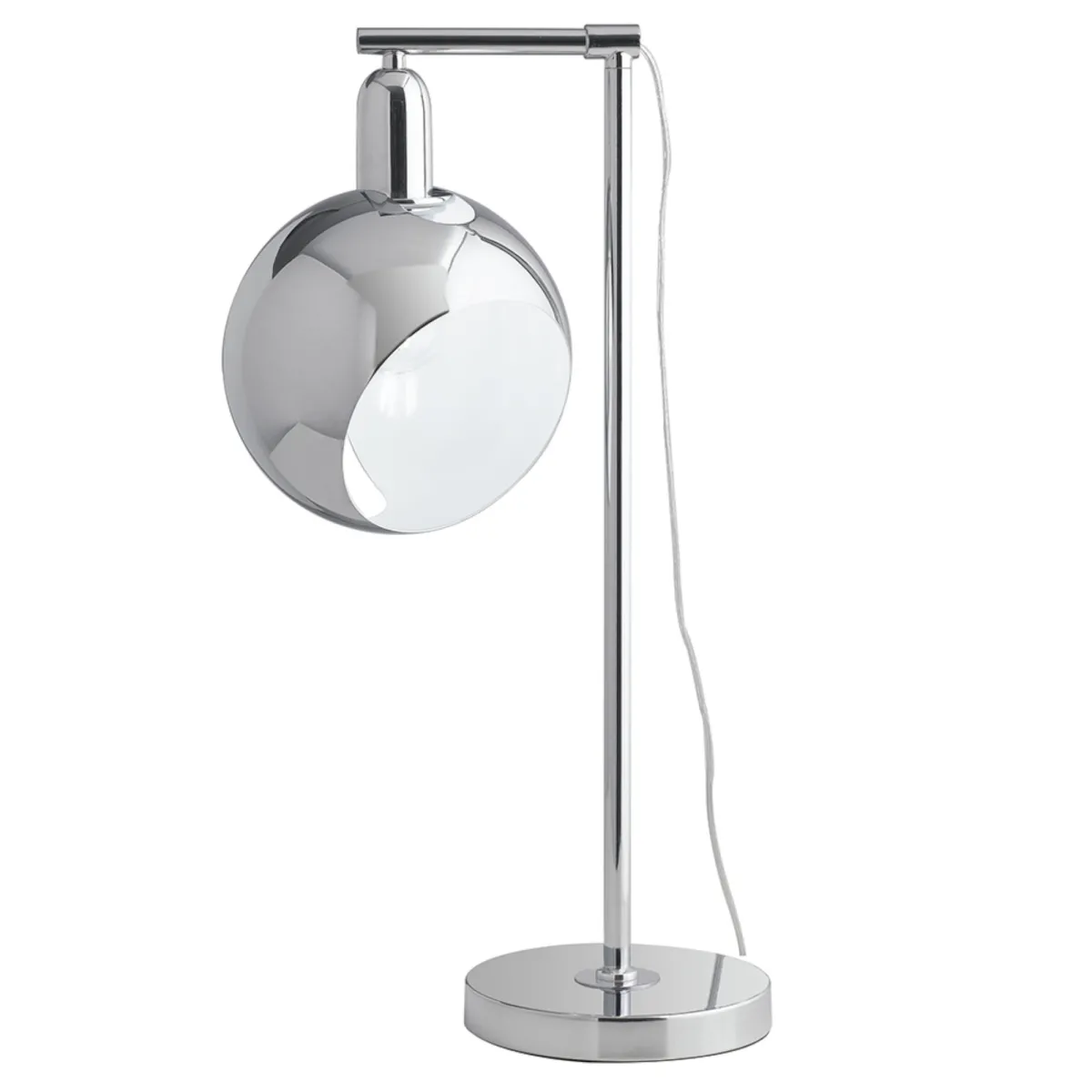 Lampada da tavolo 60W E27 orientabile cromo BEAUTY....
