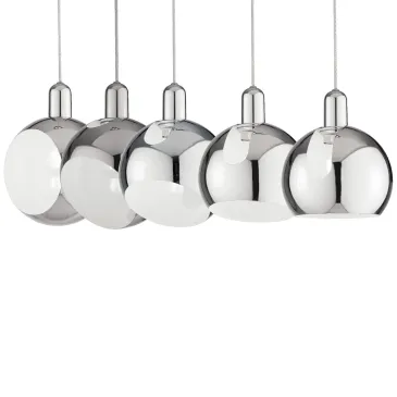 Lampadario Moderno Cromo...