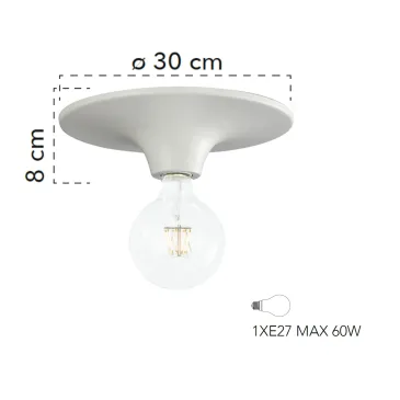 Innendeckenleuchte 60W E27...