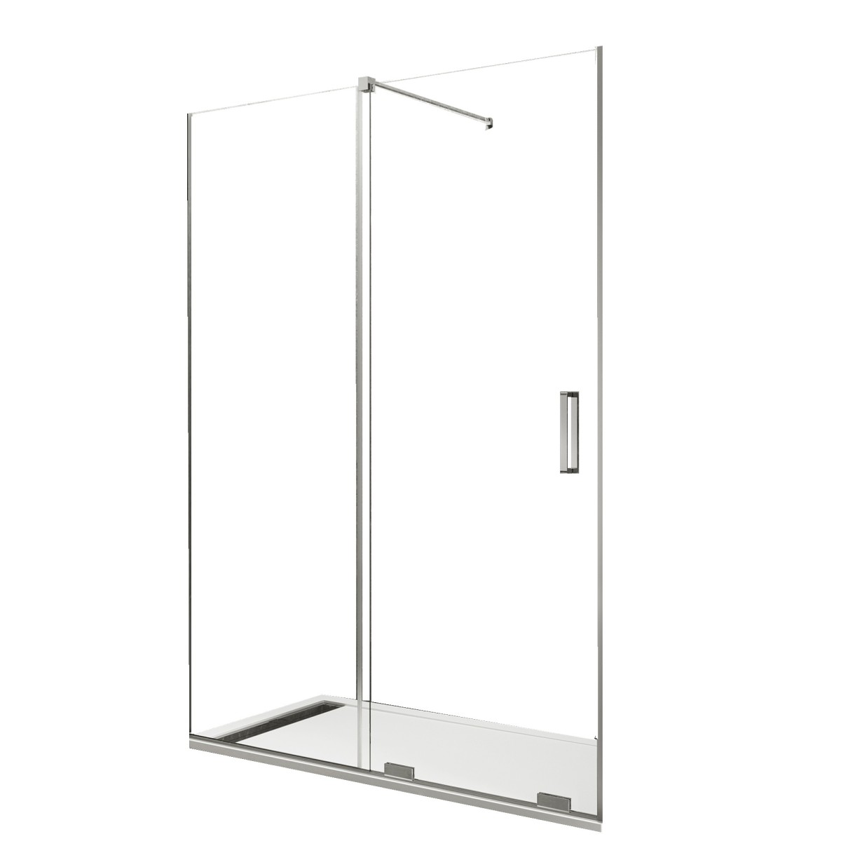 Porta doccia walk-in scorrevole Scorrevole 8mm per nicchia