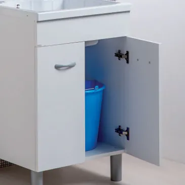 Günstiger weißer ABS-Waschbeckenschrank 60x60 50x60