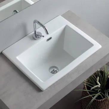 Lavabo suspendu en...