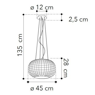 I CONCERT S5 8031432771192 Fan Europe Lighting Lustre avec cristaux CONCERT