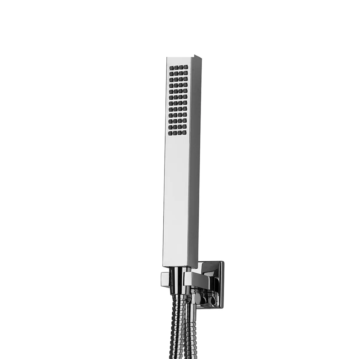 Ensemble de douche encastré carré avec pommeau et...
