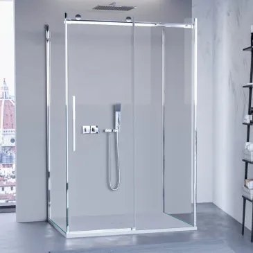 Box douche trois côtés...