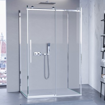 Cabine de douche à trois...