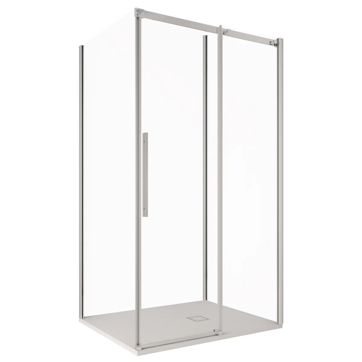 Paroi fixe anti-calcaire TARGET cabine de douche 3 faces H195