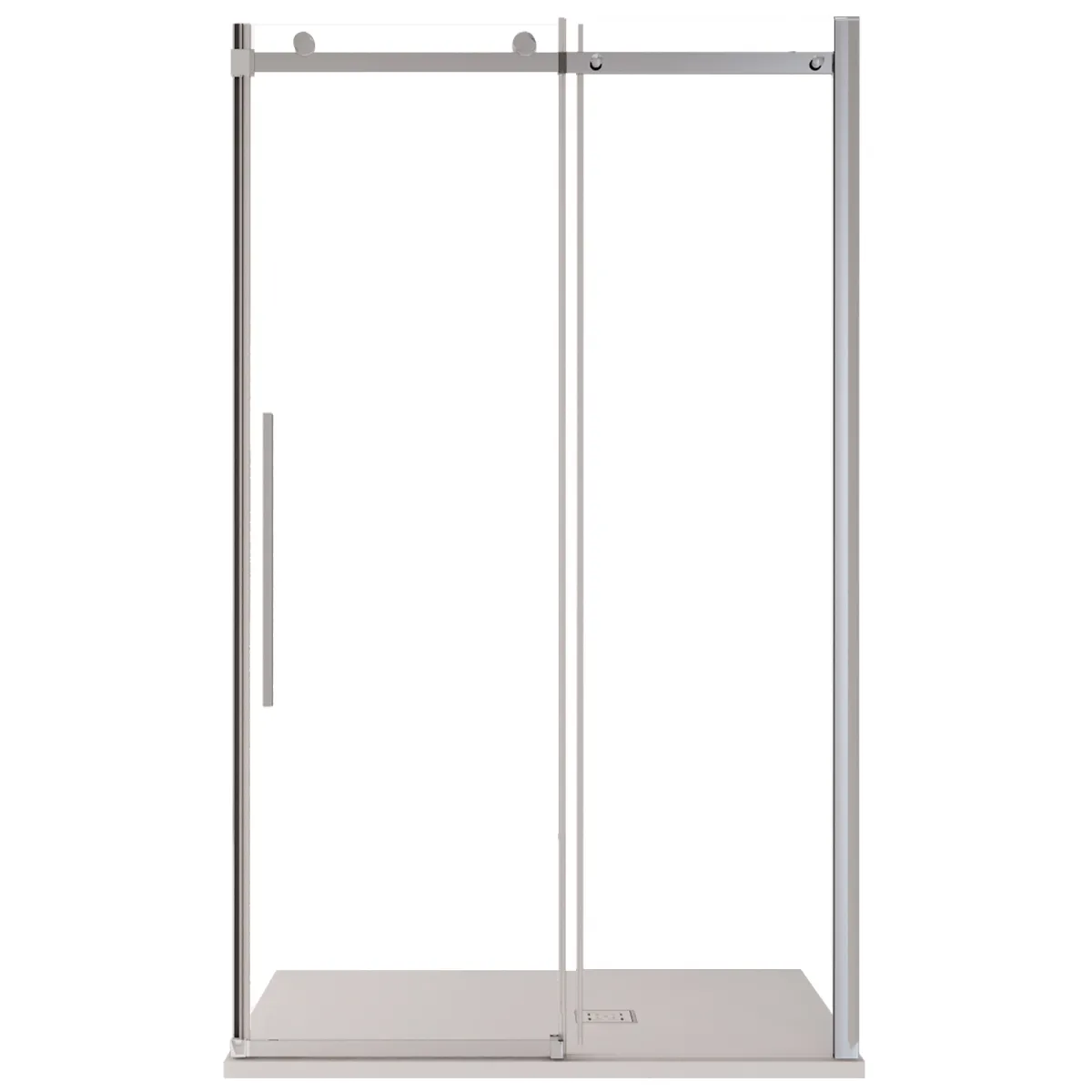 Box doccia senza profili per nicchia