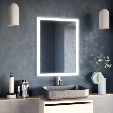 Wendbarer LED-Badezimmerspiegel mit Hintergrundbeleuchtung | Mondialshop