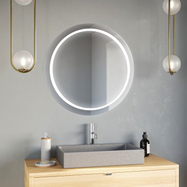 Runder LED-Spiegel „Moonlight“ | Mondialshop