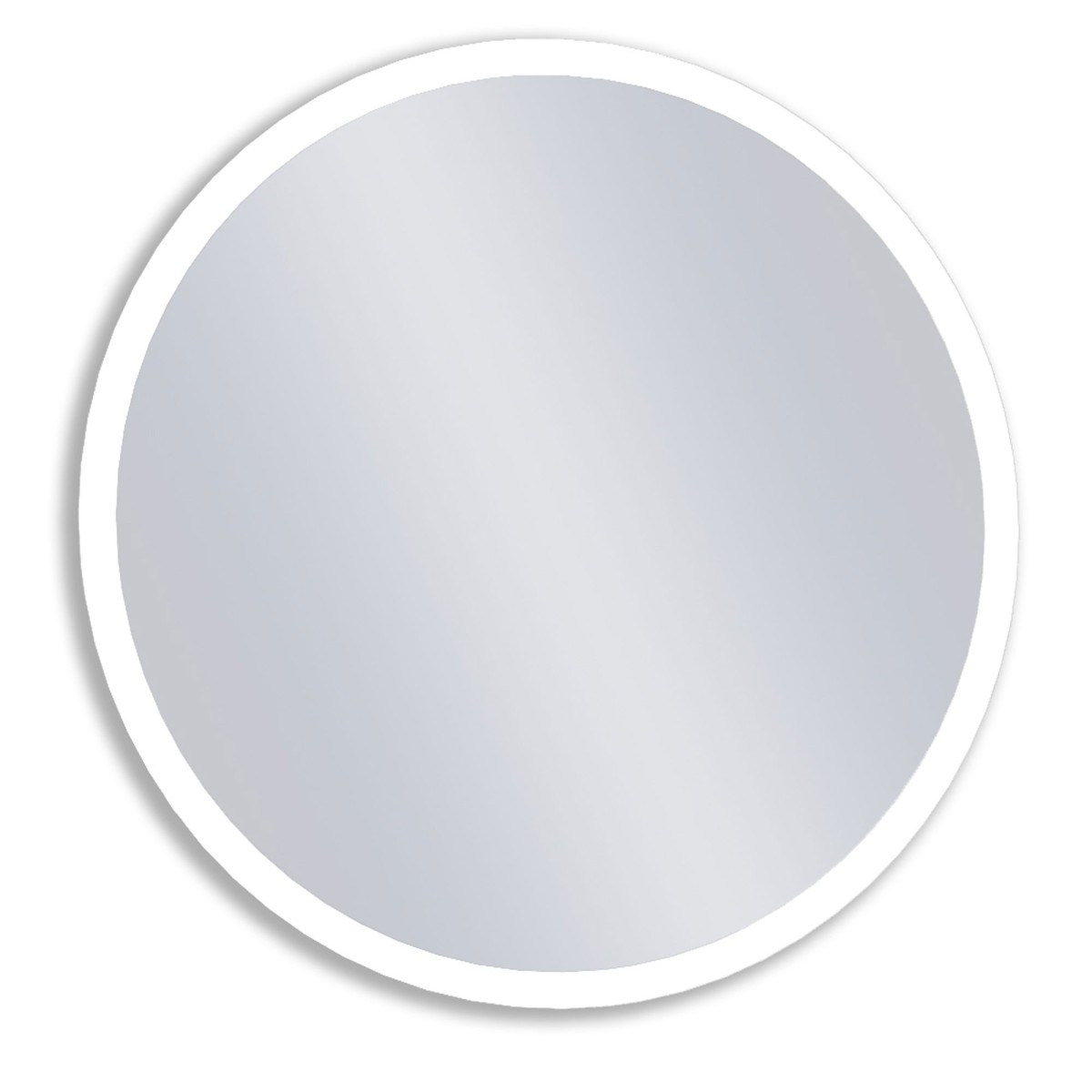 Miroir de salle de bain rond rétroéclairé par LED |...