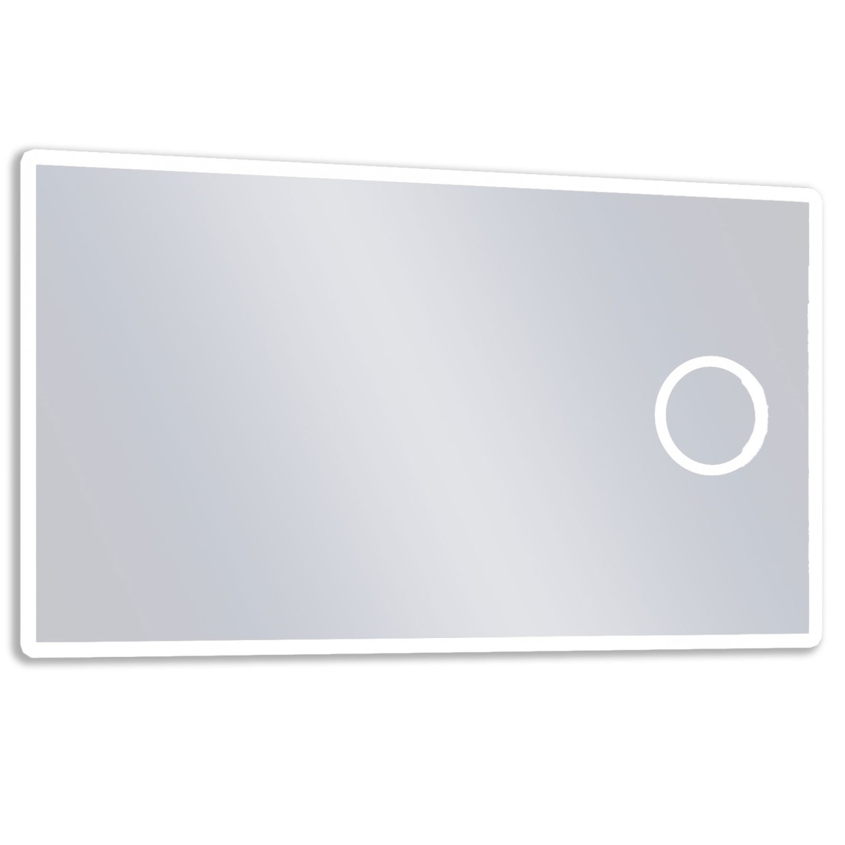 Miroir LED rétroéclairé avec grossissement x2 | Mondialshop