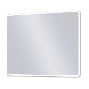 Specchio da bagno quadrato con luce frontale Svizzera 70x80 - LEDIMEX