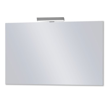 Badezimmerspiegel mit polierten Kanten und LED-Beleuchtung | Mondialshop