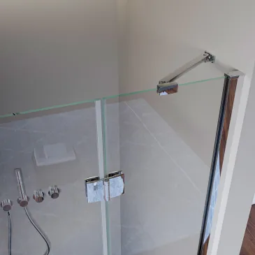 Porta doccia apertura battente h195 8mm