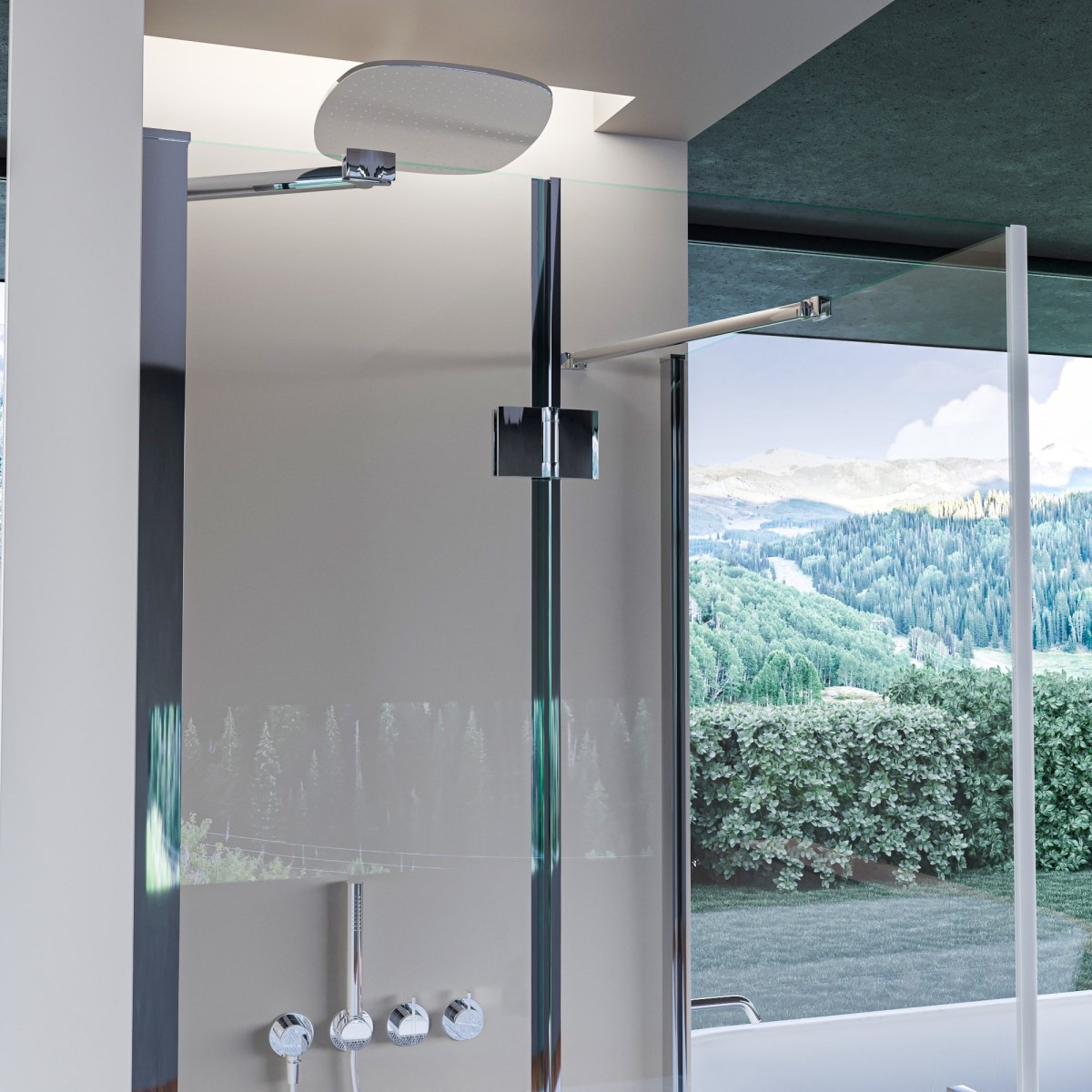 Regina Duschkabine mit 2 Türen, H 195 cm | Mondialshop