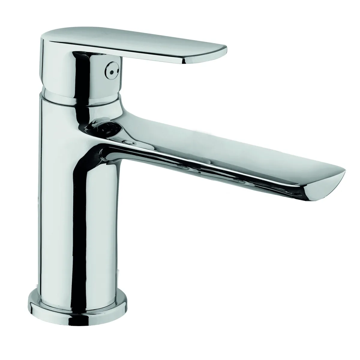 Rubinetto da lavabo a bocca lunga cromato Funky