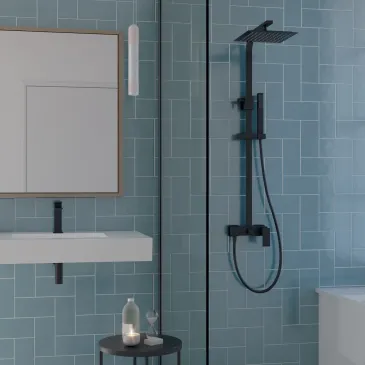 Mitigeur d'évier carré noir TBOL | Mondialshop