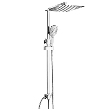 Colonne de douche chromée Duge 30x30