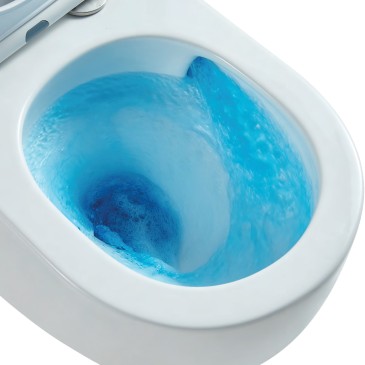 Coppia Sanitari Vaso e Bidet Senza Brida Sole New Luna