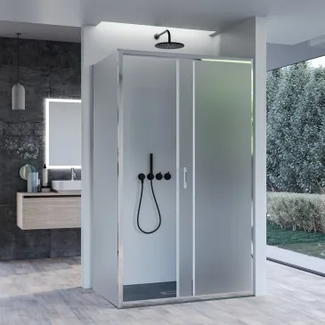 Cabine de douche double...