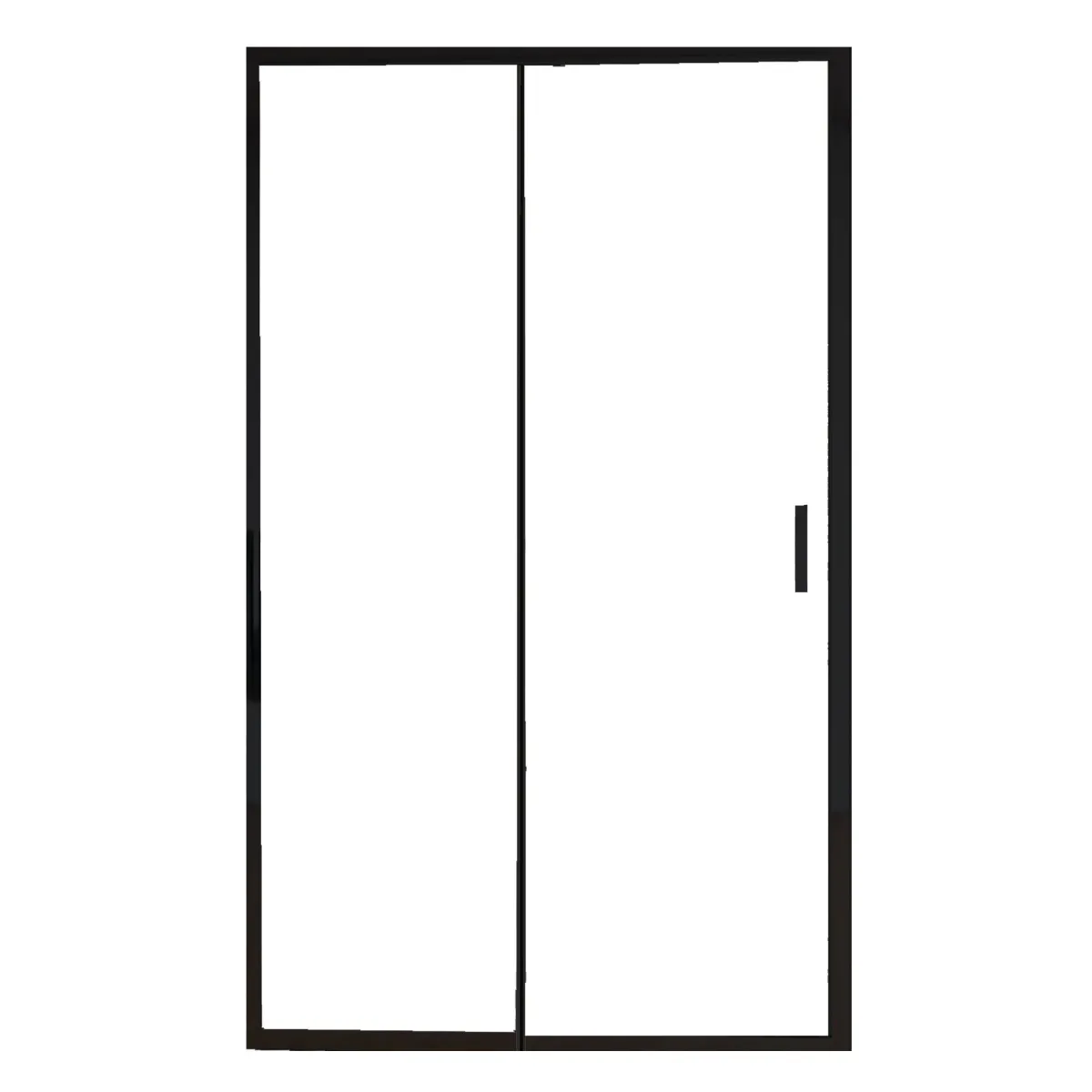 Porte de douche coulissante Agata pour niches, verre...
