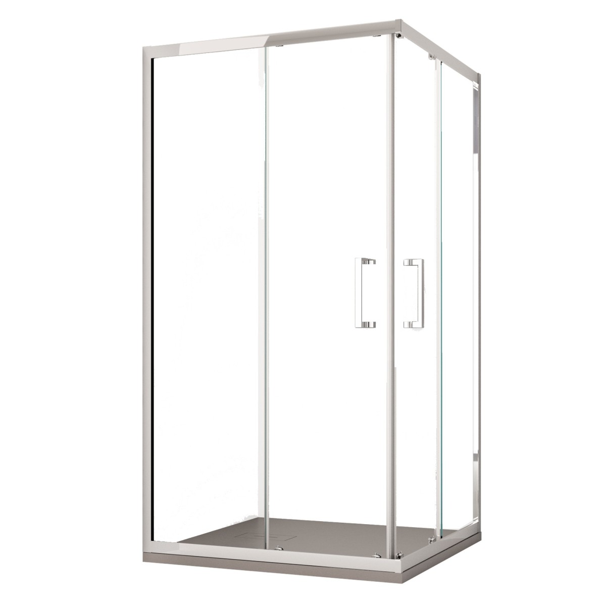 Porte battante anticalcaire ADRY H195 Paroi de douche 2 faces