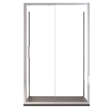 Cabine de douche 3 faces avec porte coulissante H195 Anti-calcaire AGATA