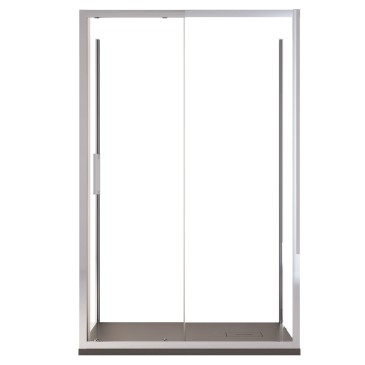 Cabine de douche 3 faces avec porte coulissante H195 Anti-calcaire AGATA