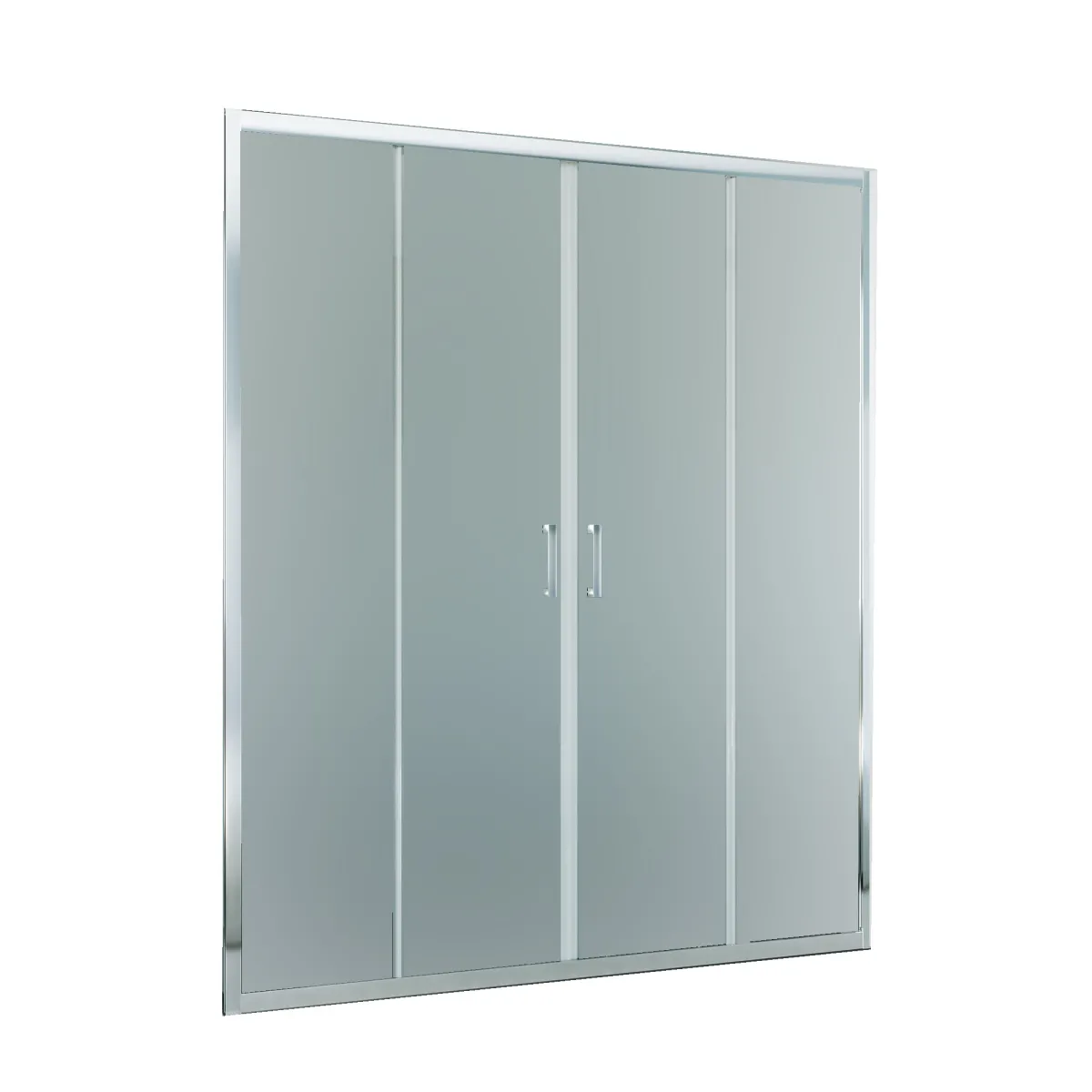 Undurchsichtige Duschschiebetür für den zentralen Eingang H195 AGATA