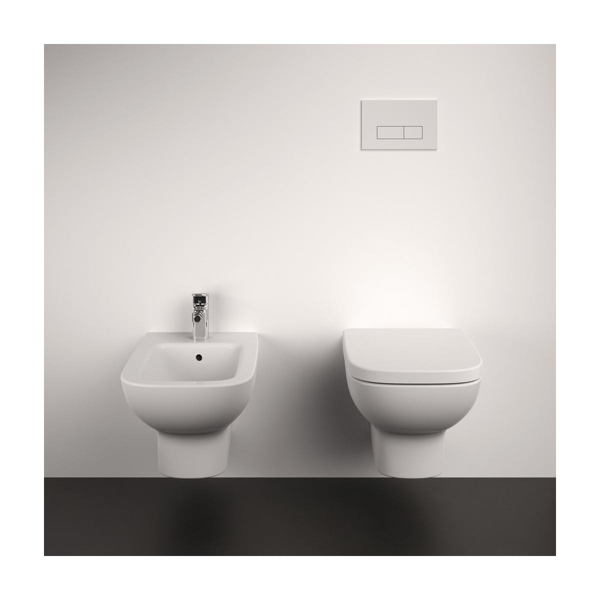 Hängendes Bidet T471801 Life A Ideal Standard Weiß