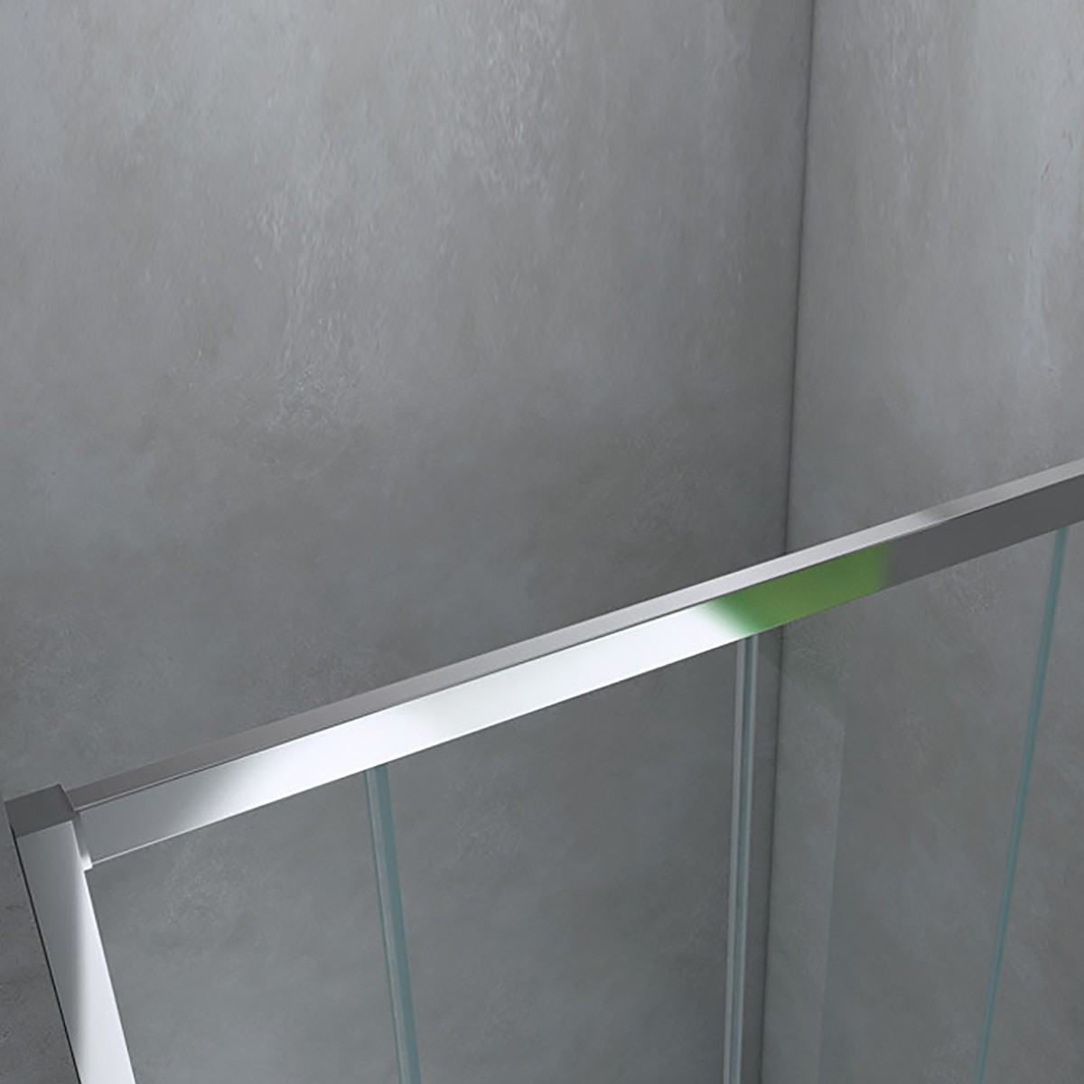 Porte de douche en niche 2 portes coulissantes 130140150160170 Transparent h195 6mm