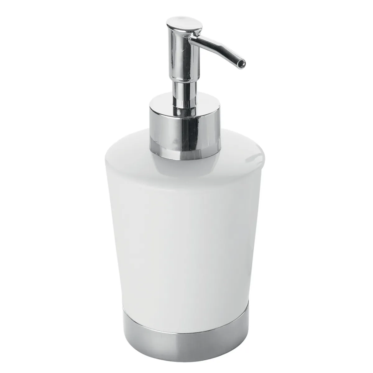 Dosasapone Petunia Bianco | Pratico e Elegante per il tuo Bagno | Dispenser Sapone Liquido