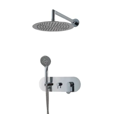 Kit de douche ARMONIA avec pommeau de douche 20x20 et mitigeur | Mondialshop