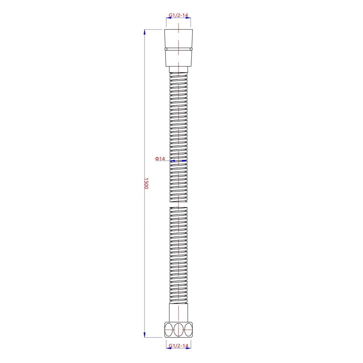 Essential Duschstangenset aus satiniertem Edelstahl |...