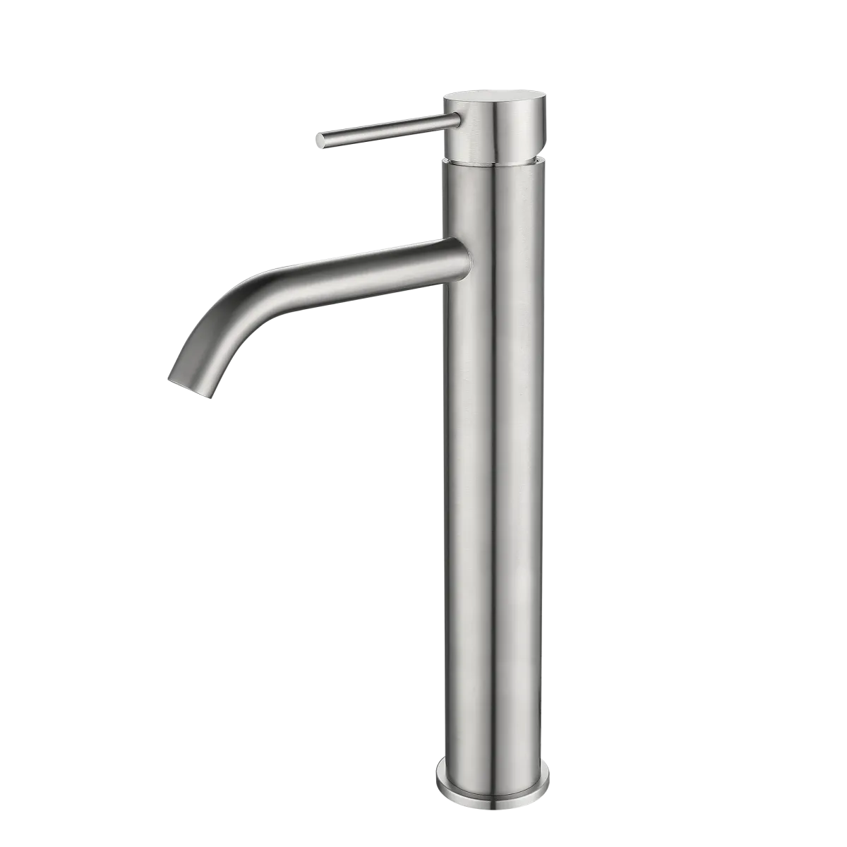 Rubinetto a canna Alta per Lavabo Acciaio Inox satinato H300  ESSENTIAL-X