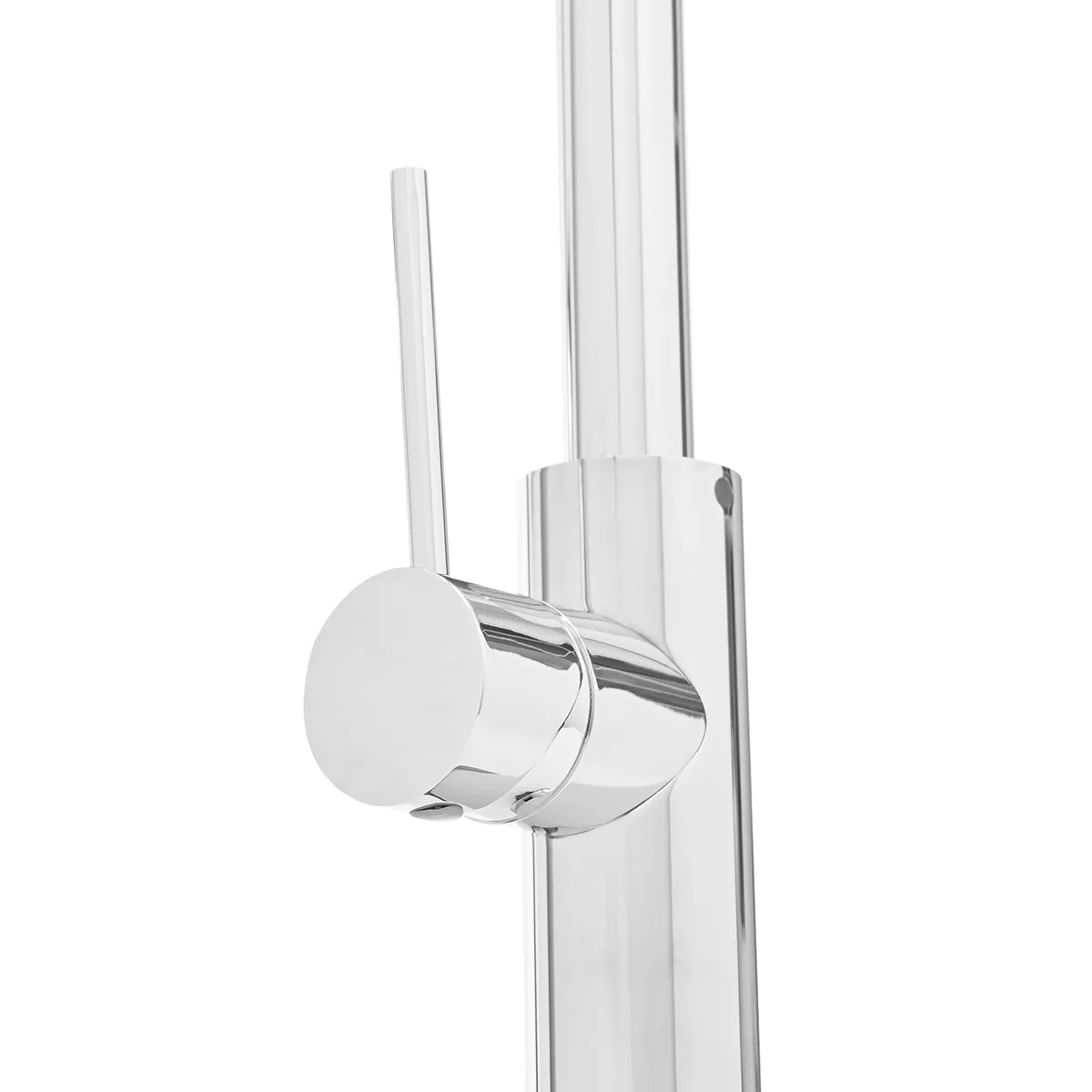 Küchenarmatur aus Edelstahl mit drehbarem Auslauf ESSENTIAL-X