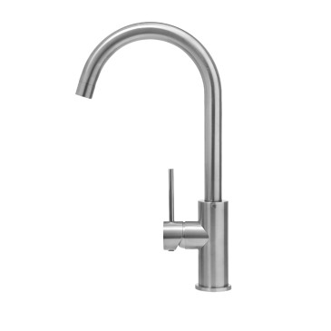 ESSENTIAL (X) - Rubinetto Cucina Acciaio Inox Canna