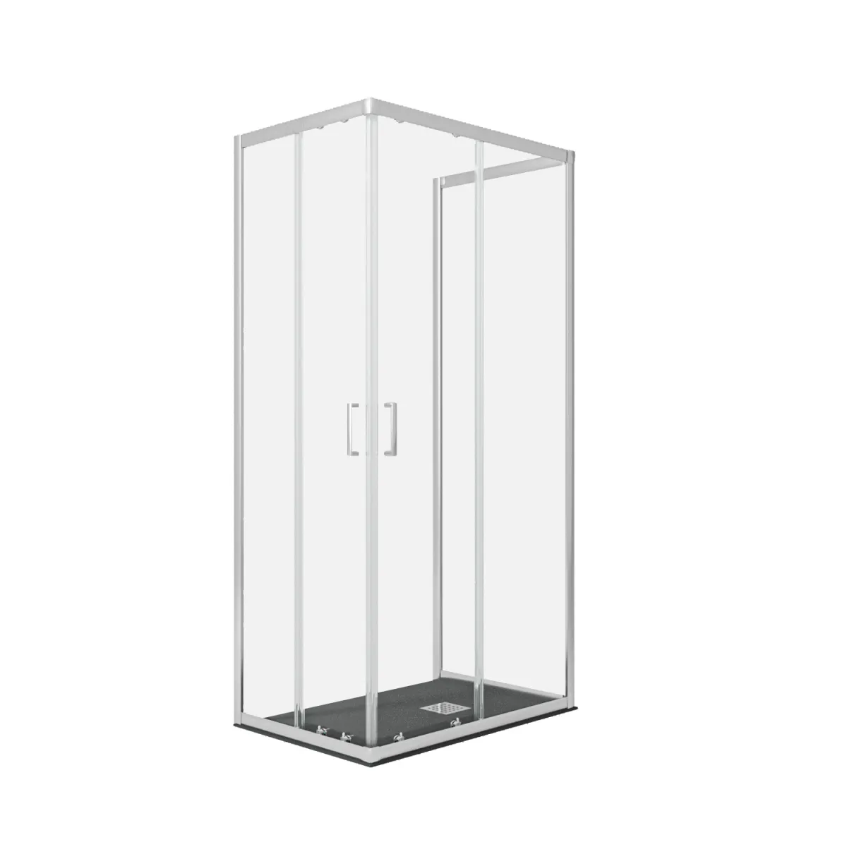 Preisgünstige 3-seitige Glasduschkabine | Schnelle Installation empfohlen