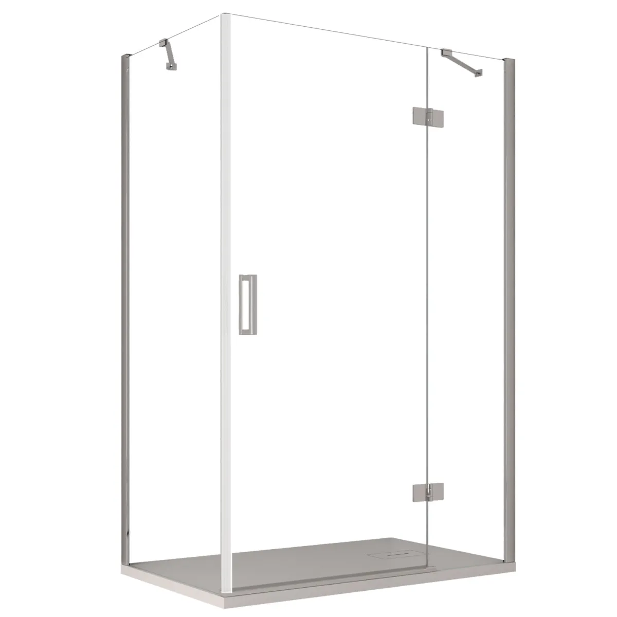 Box doccia 2 lati fissi anta battente H195 REGINA