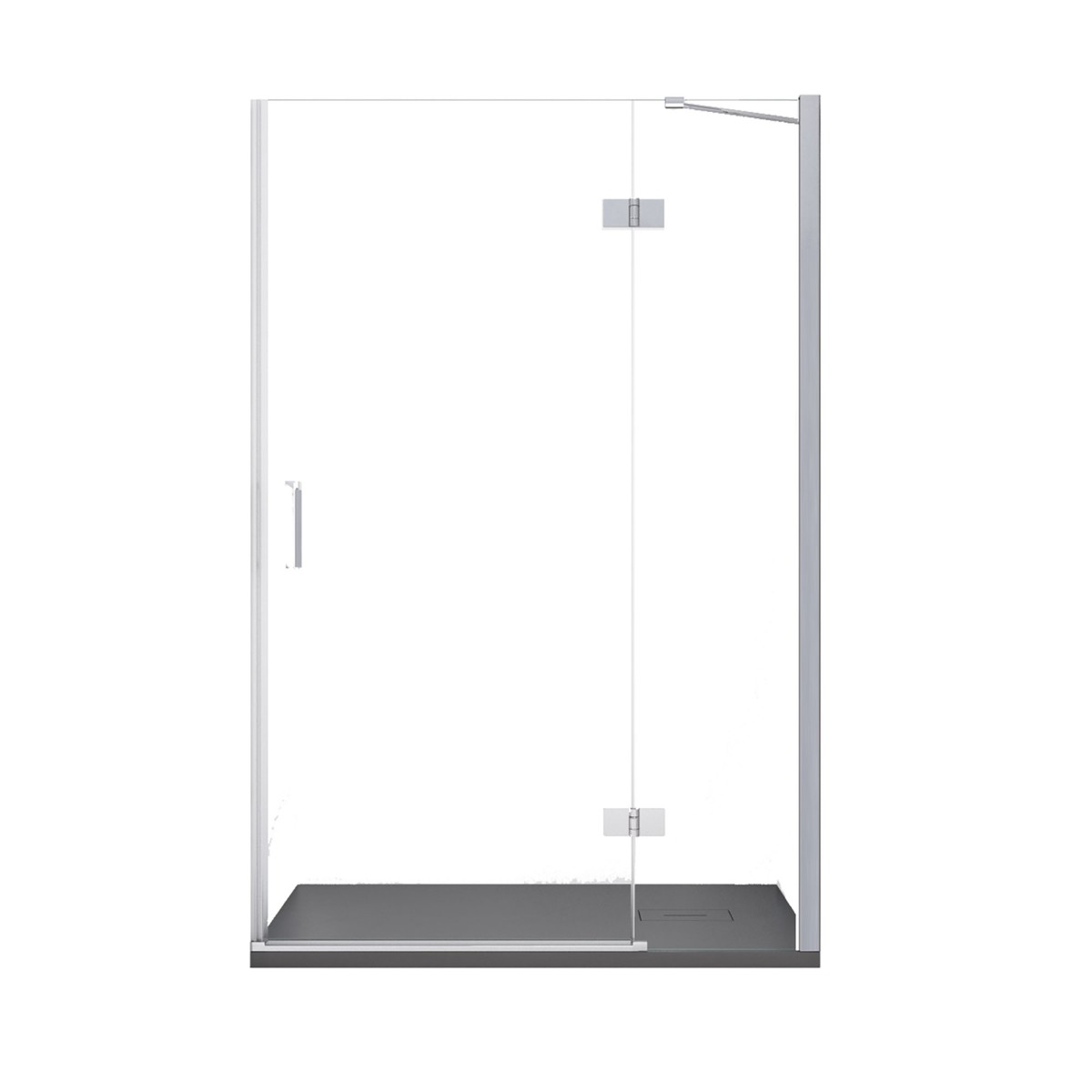 Porta doccia anta battente trasparente H195 anticalcare REGINA